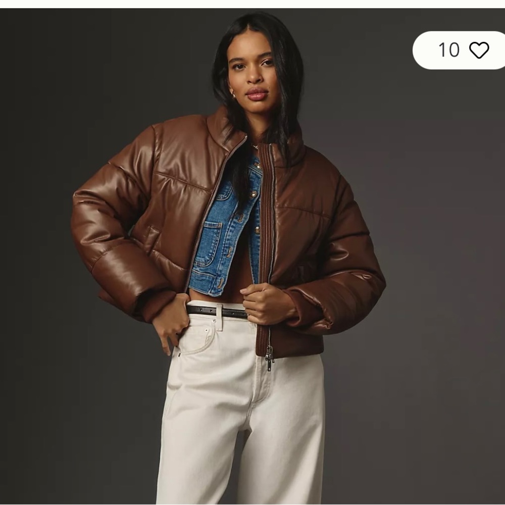 Walter Baker Brown Leather Jacket